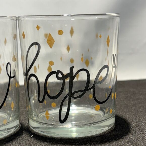 Gold and Black Glass Candle Holders Set - Picture 5 of 10